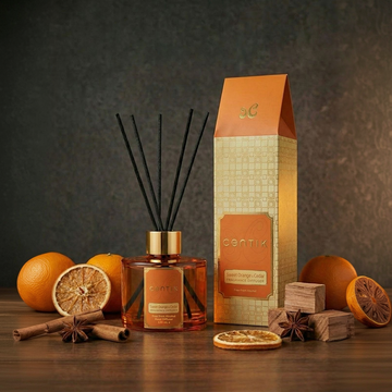 Centik Reed Diffuser | Sweet Orange & Cedar | Luxury Long Lasting Scent | Alcohol Free