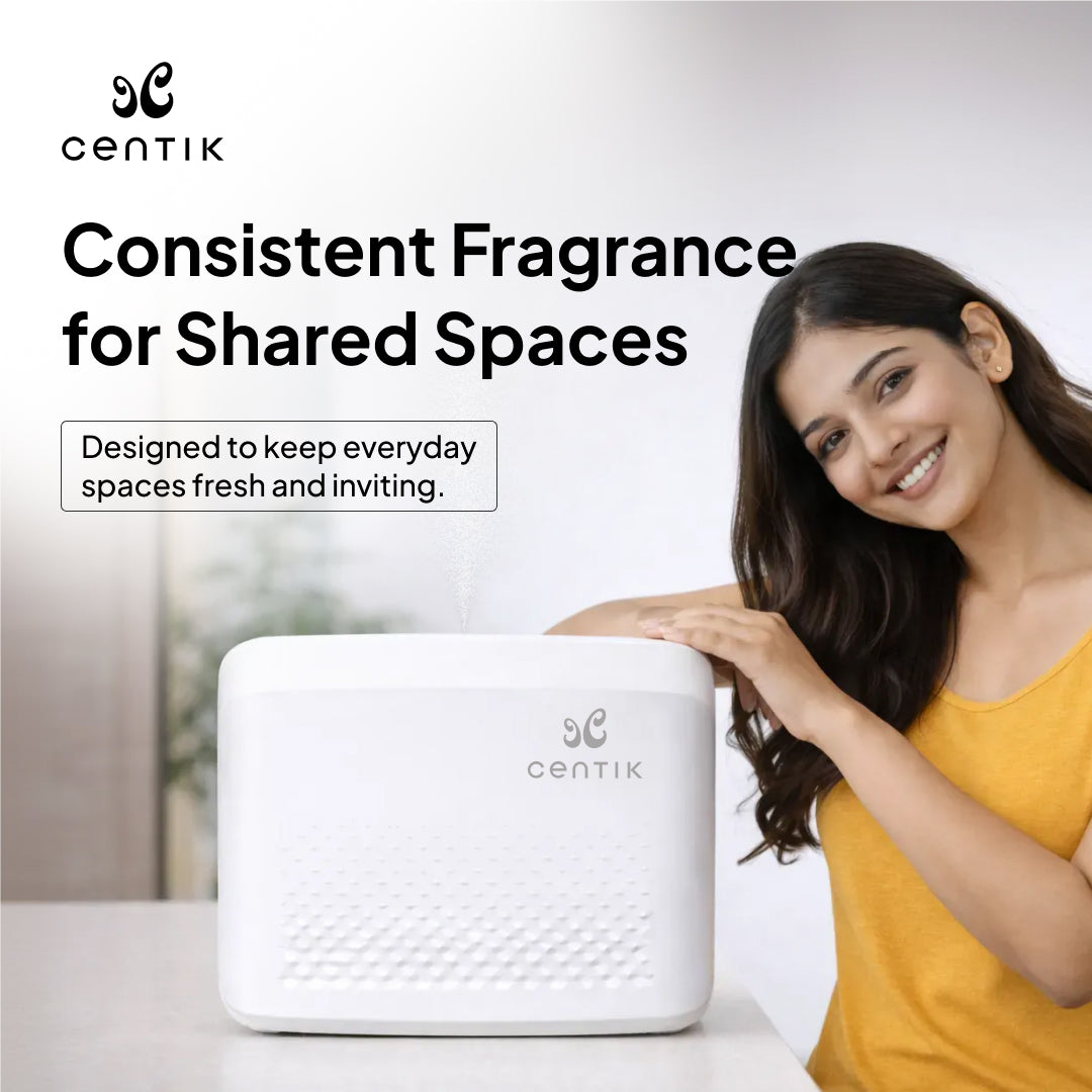 Centik Max Professional Aroma Diffuser - HVAC Compatible Scent Machine with Oil Level Indicator