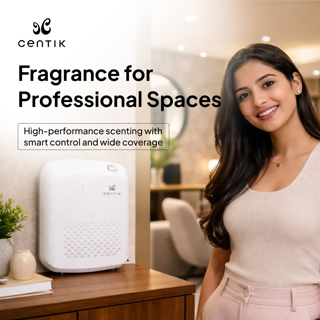 Centik Pro Smart Bluetooth Aroma Diffuser - High-Power Scent Machine with App Control & Fan Tech