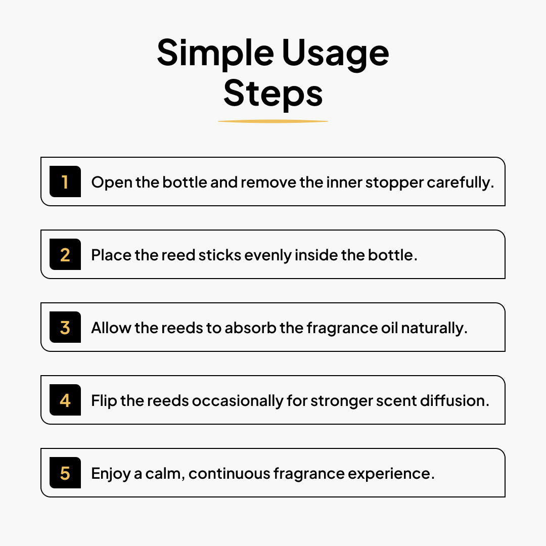 Centik Reed Diffuser | Peony | Luxury Long Lasting Scent | Alcohol Free