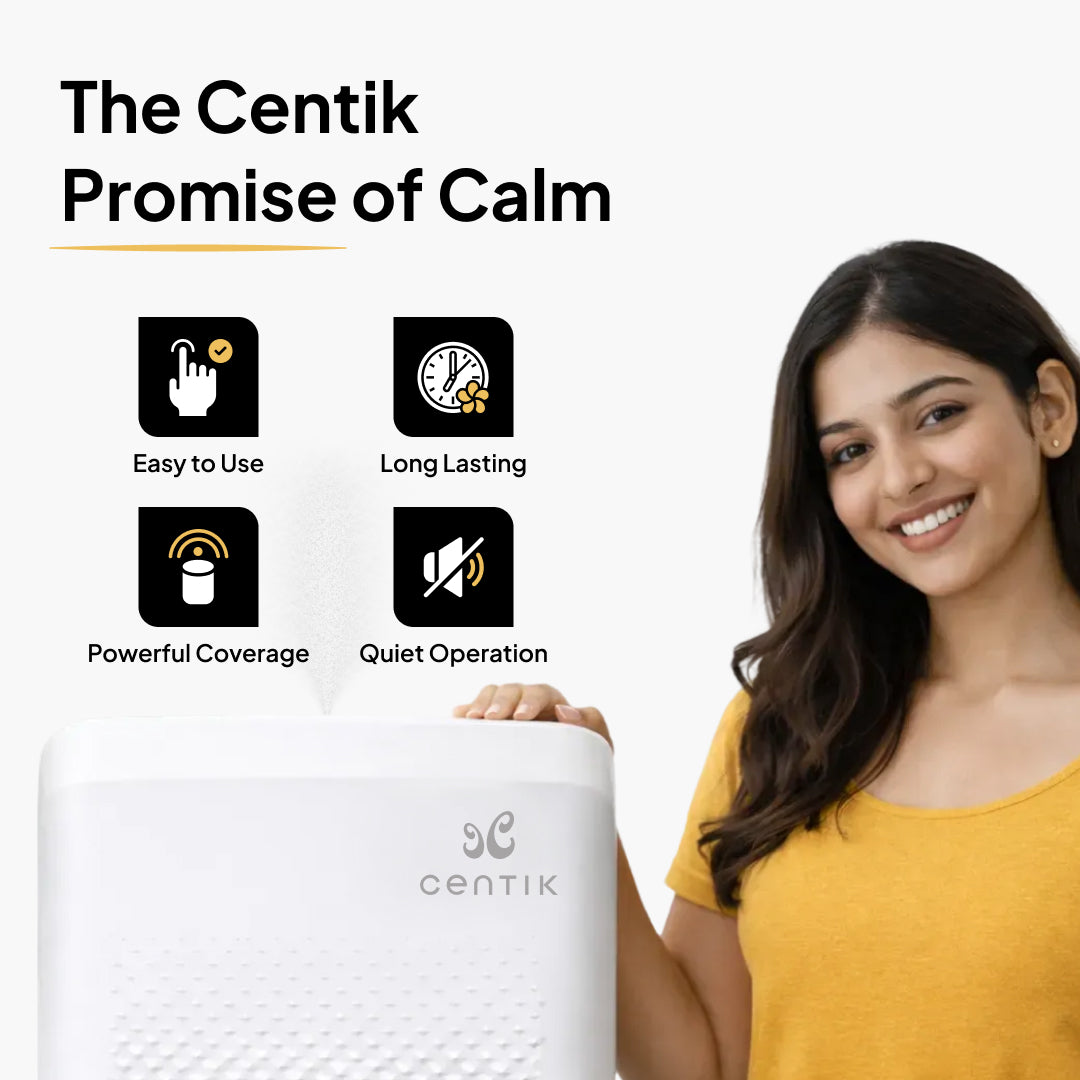 Centik Max Professional Aroma Diffuser - HVAC Compatible Scent Machine with Oil Level Indicator