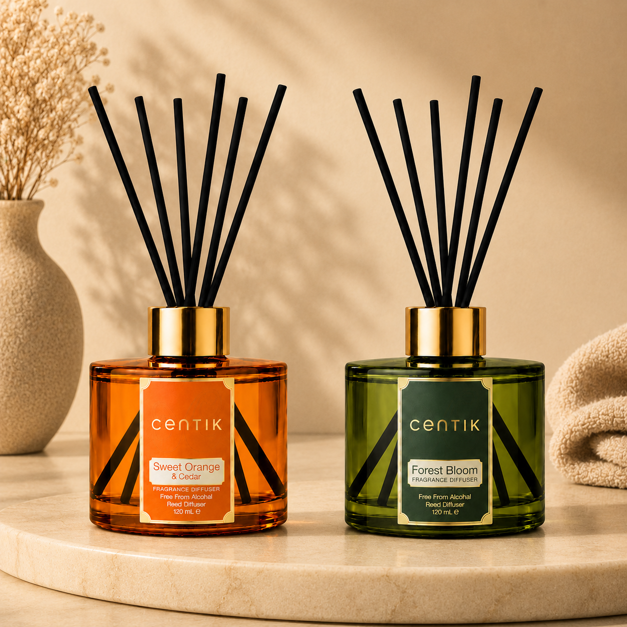 Sweet Orange & Cedar & Forest Bloom - 120 ml each